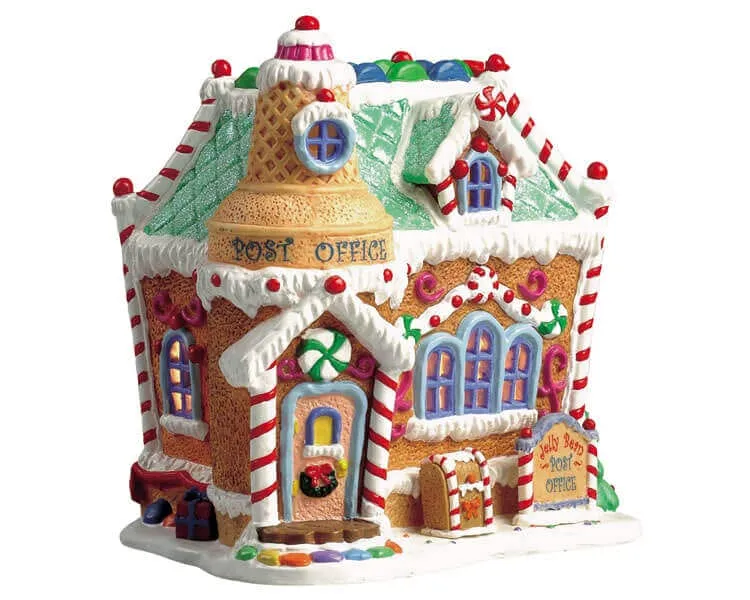 lemax-jelly-bean-post-office-bureau-de-poste-miniature-sugar-n-spice image 1