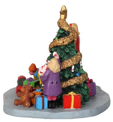 lemax-decorating-the-xmas-tree-figurine-miniature-no-l image 2