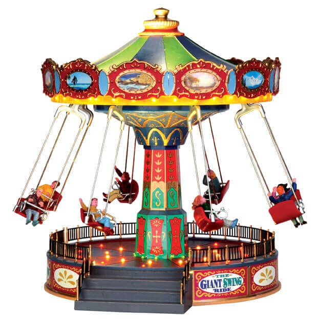 lemax-the-giant-swing-ride-man-ge-anim-lumineux image 1