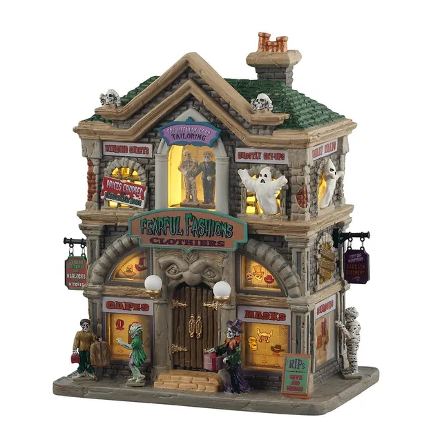 lemax-fearful-fashions-clothiers-b-timent-miniature-spooky-town image 1