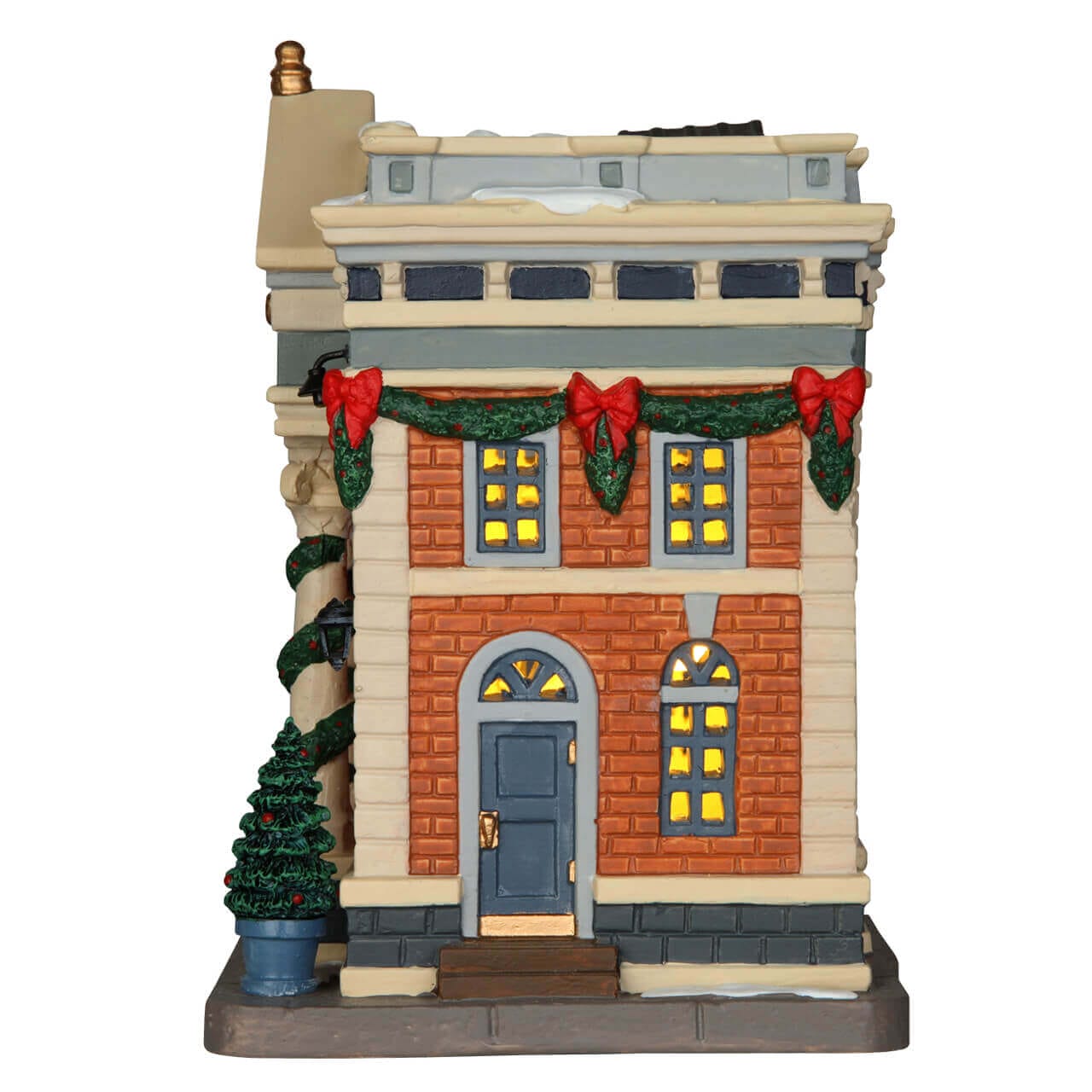 lemax-municipal-bank-b-timent-miniature-banque-municipale image 4