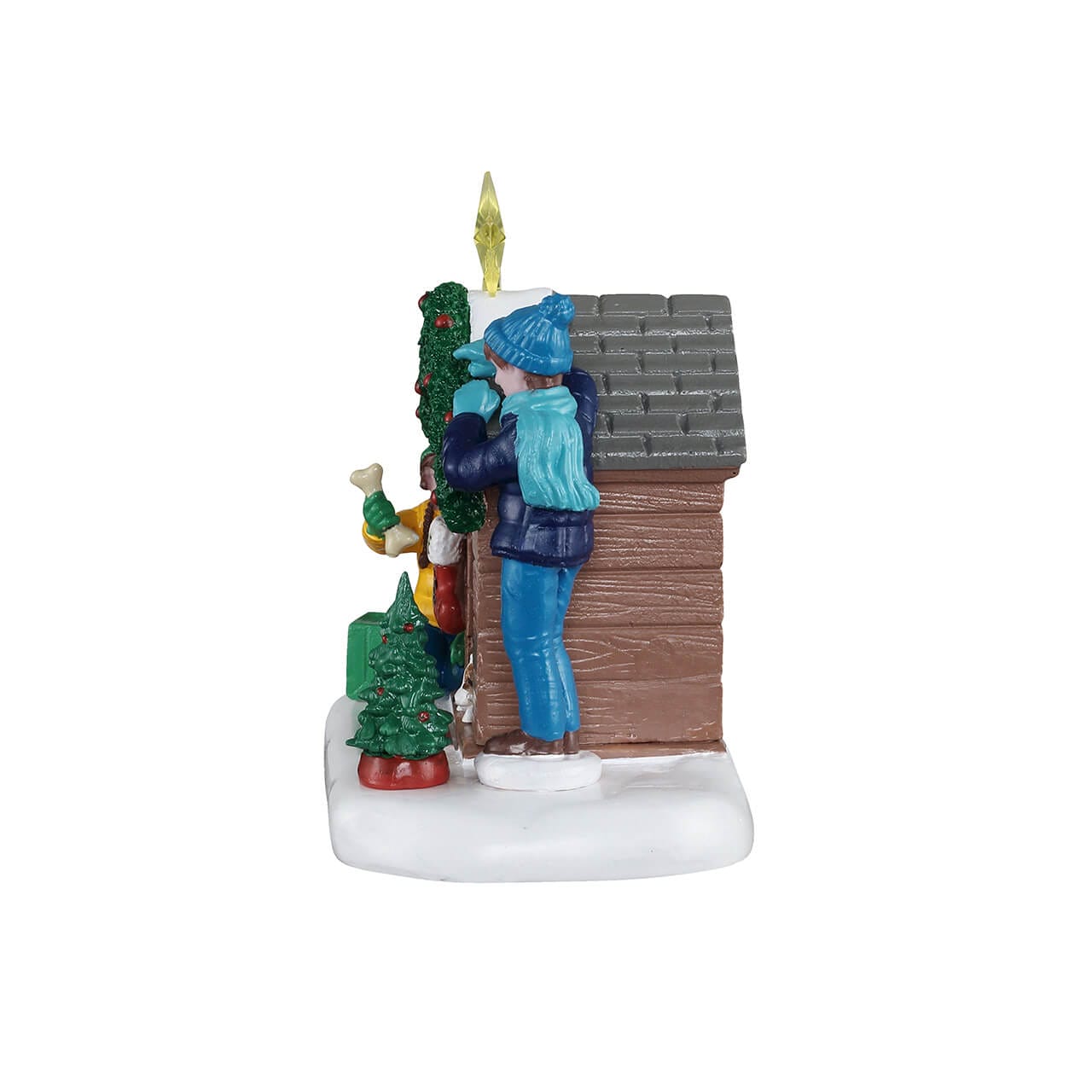 lemax-doghouse-christmas-figurine-miniature-jake-le-chiot image 3