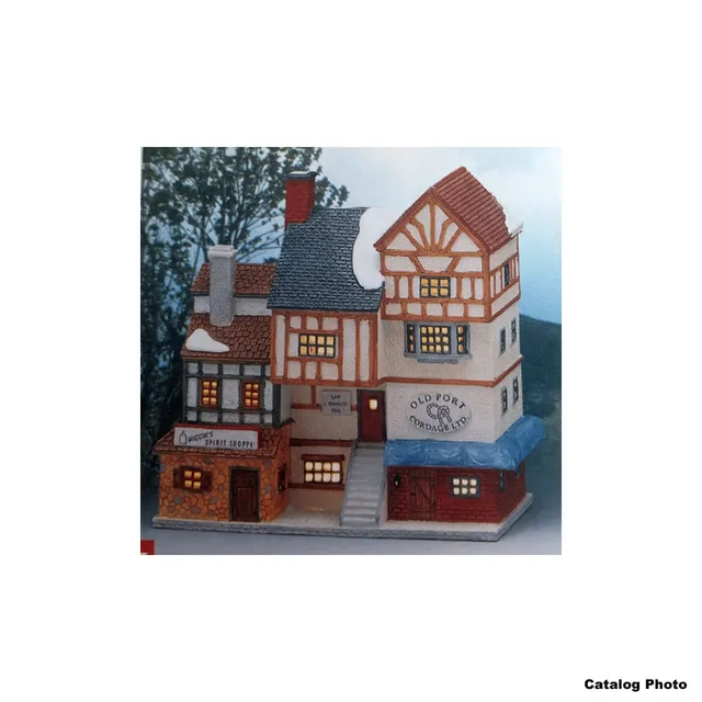 lemax-village-wharf-quai-de-village-miniature image 1