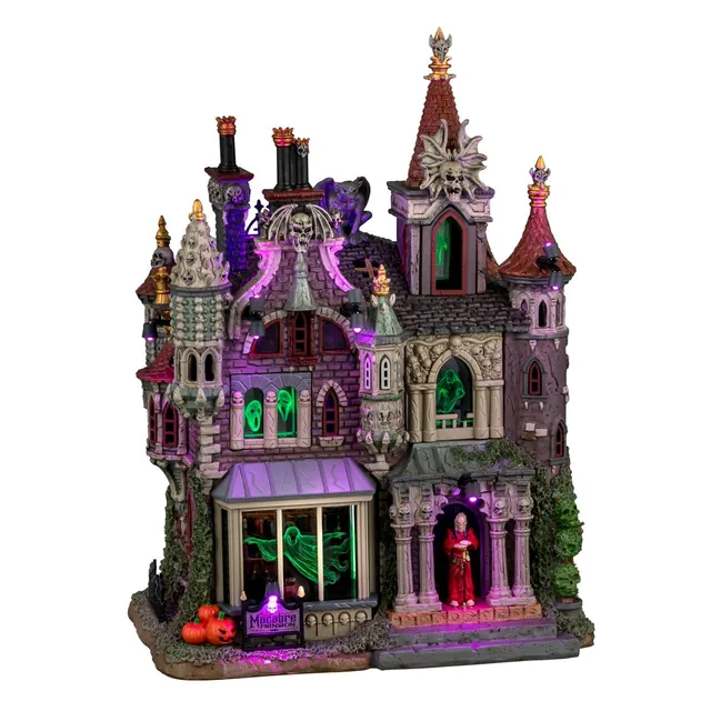 lemax-macabre-mansion-manoir-hant-lumineux-spooky-town image 1