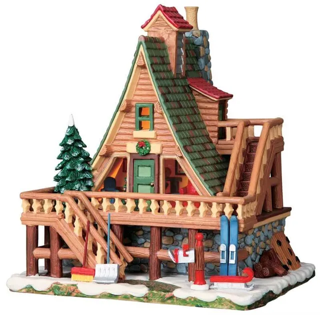 lemax-woodland-retreat-chalet-miniature-de-collection image 1
