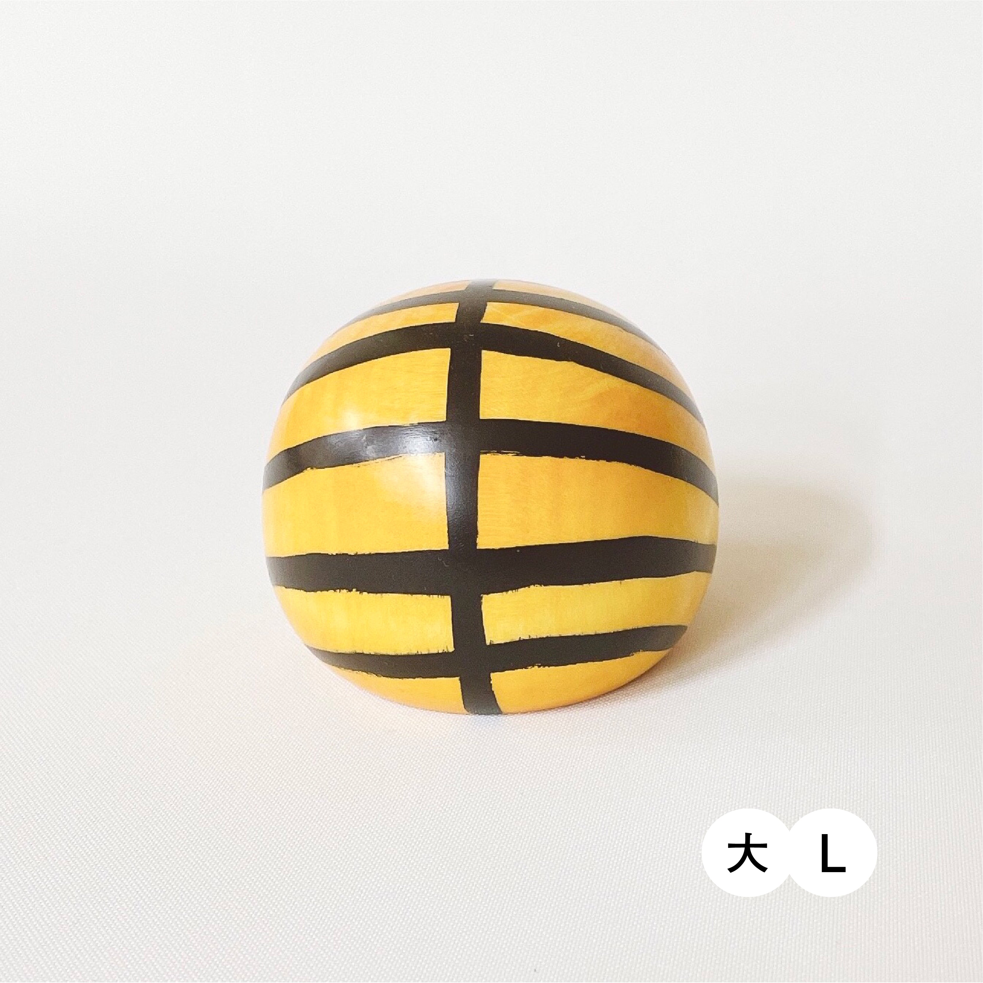 usaburo-kokeshi-yurakoro-tigre-figurine-uf-culbuto-bois image 7