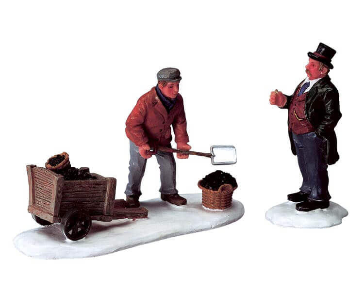 lemax-coal-man-figurine-miniature-marchand-de-charbon image 1