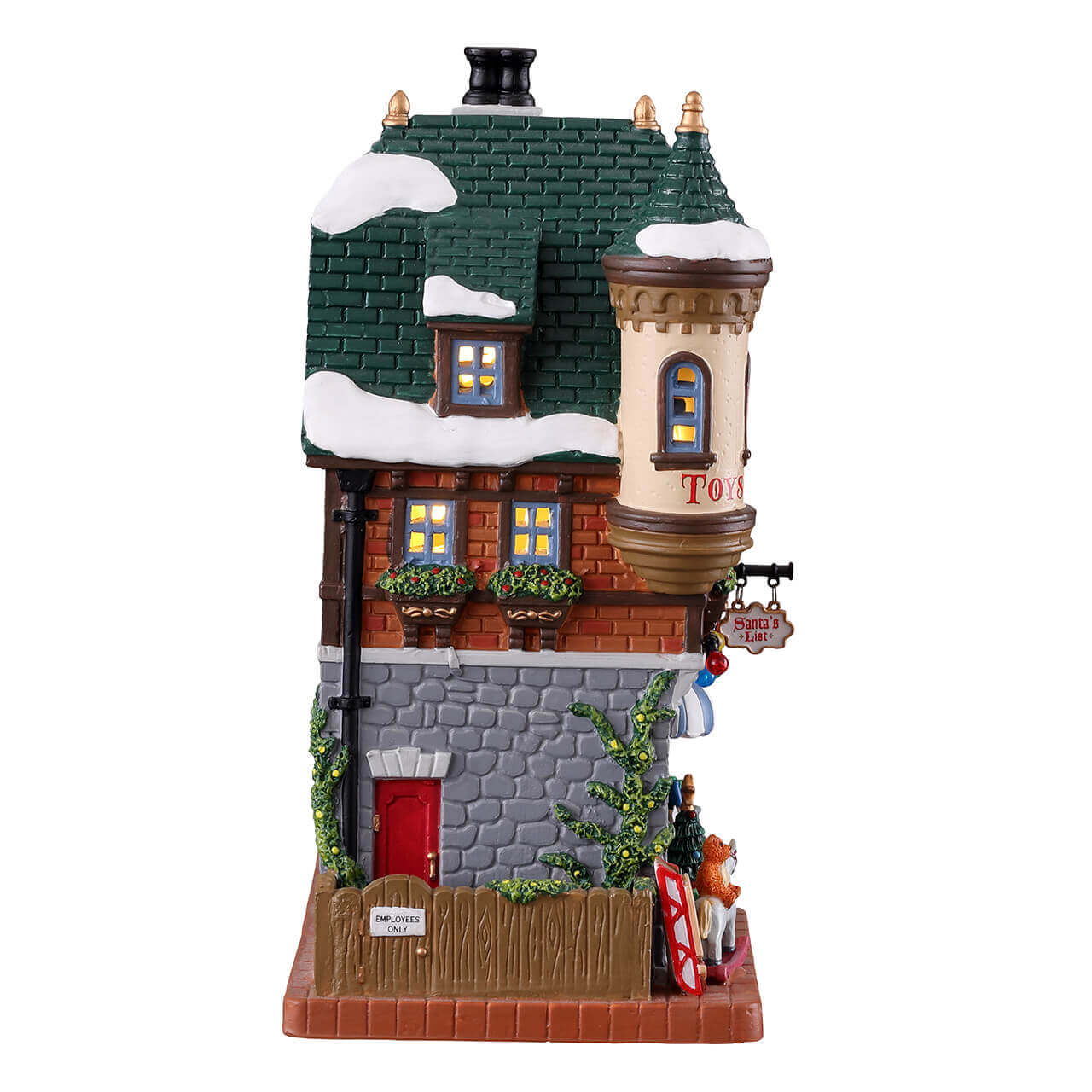 lemax-santa-s-list-toy-shop-boutique-jouets-caddington image 2
