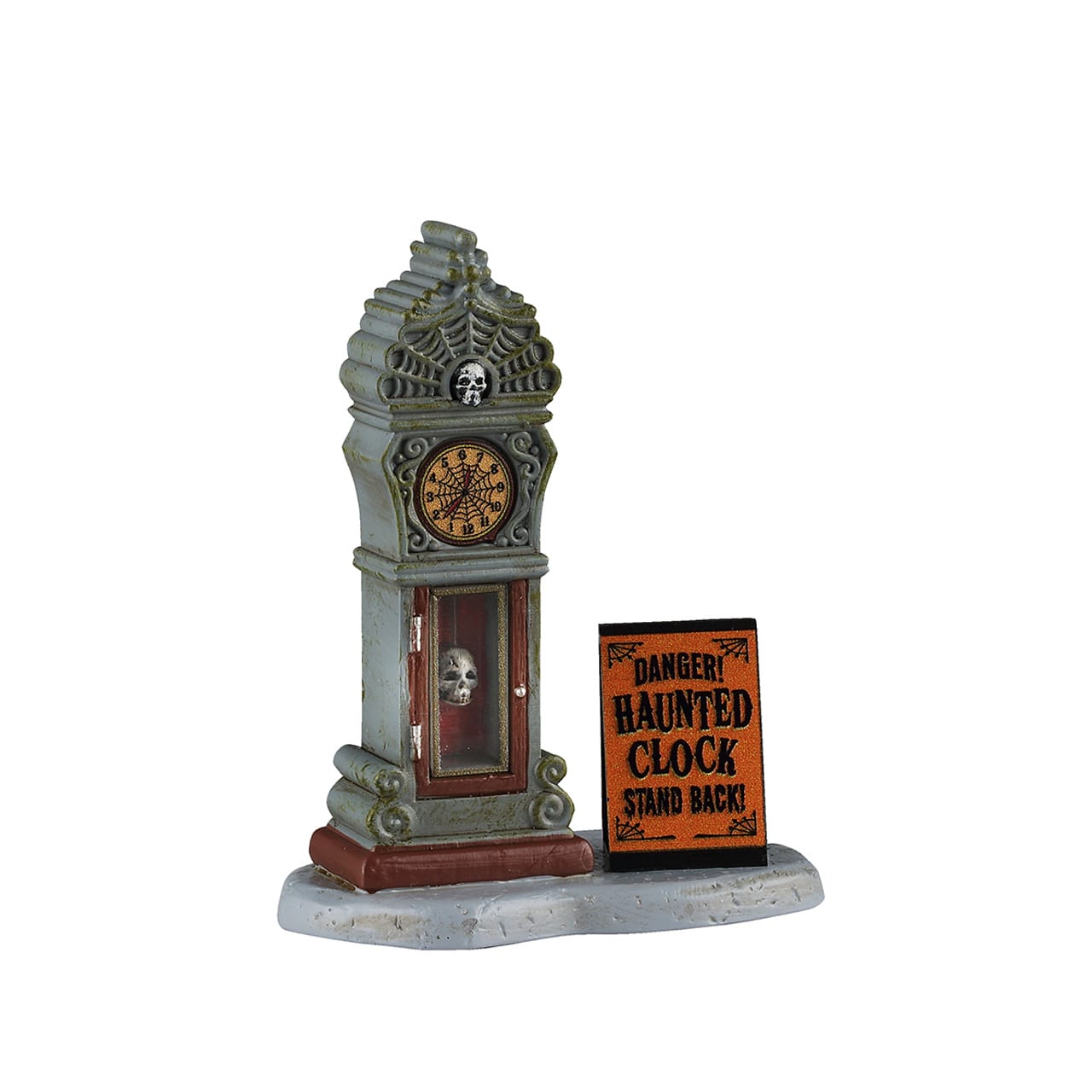 lemax-haunted-clock-quarantine-horloge-hant-e-spooky-town image 1