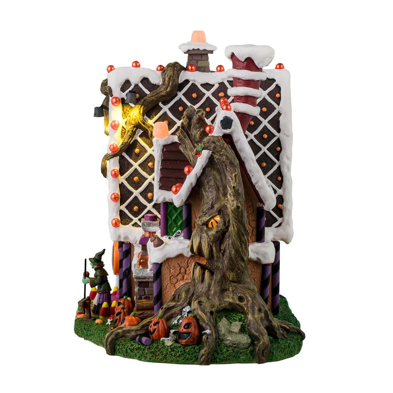 lemax-the-candy-witch-cottage-maison-de-sorci-re-spooky-town image 3