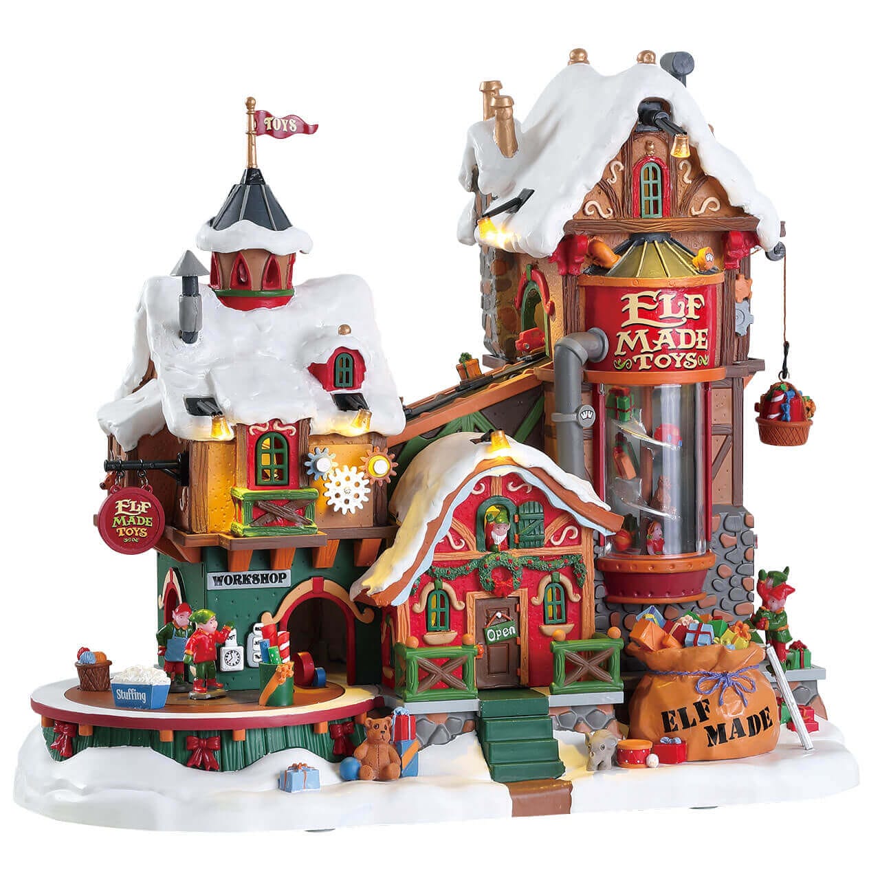 lemax-elf-made-toy-factory-fabrique-de-jouets-des-elfes image 1