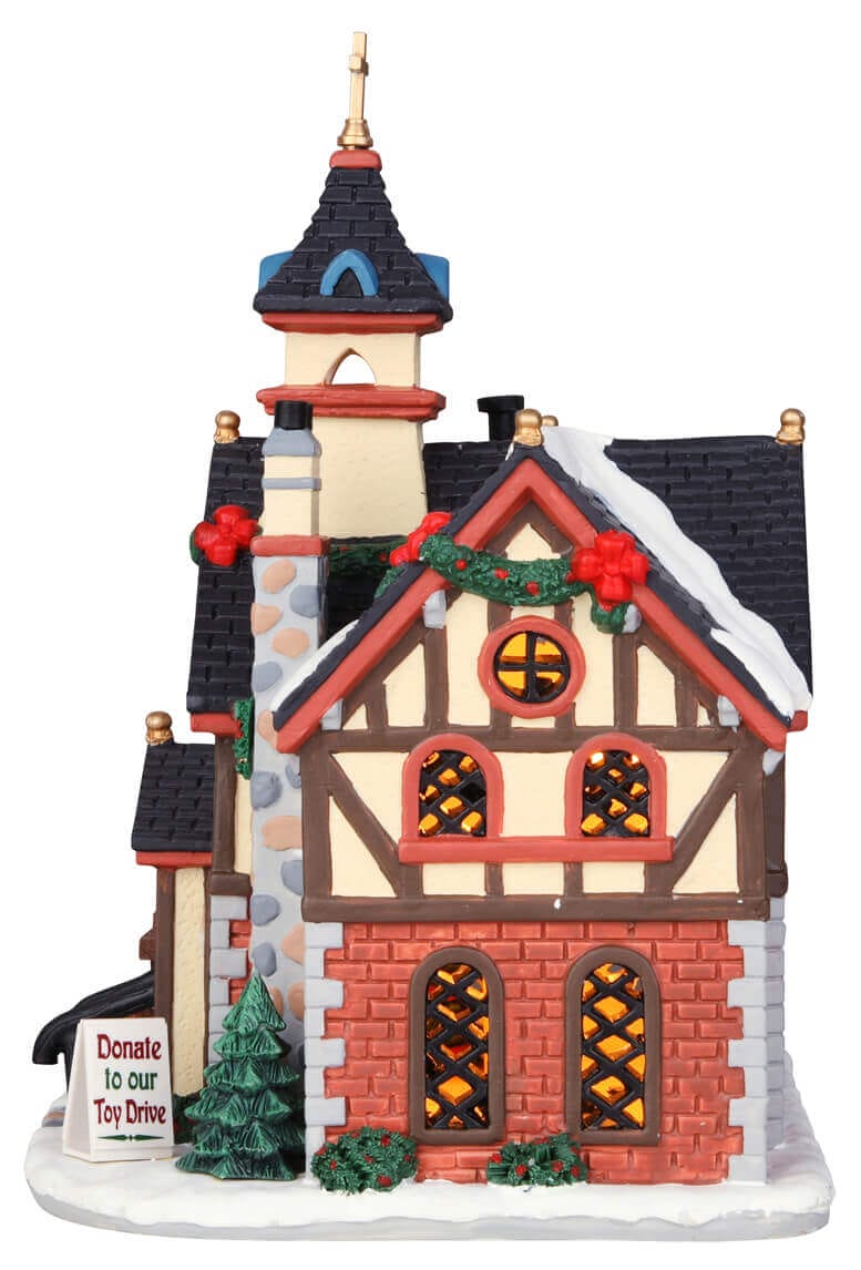 lemax-rustic-church-glise-miniature-de-collection image 2