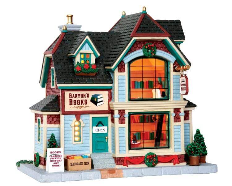 lemax-barton-s-books-librairie-miniature-de-collection image 1