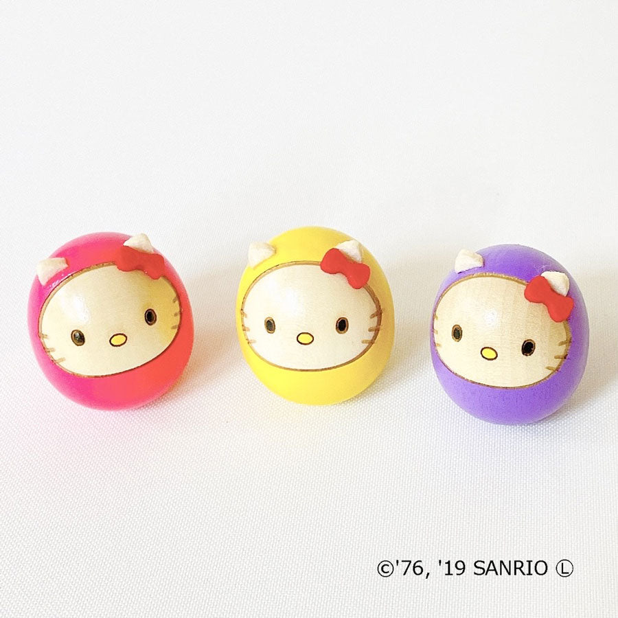 usaburo-kokeshi-hello-kitty-mame-daruma-violet-figurine-3-5-cm image 6
