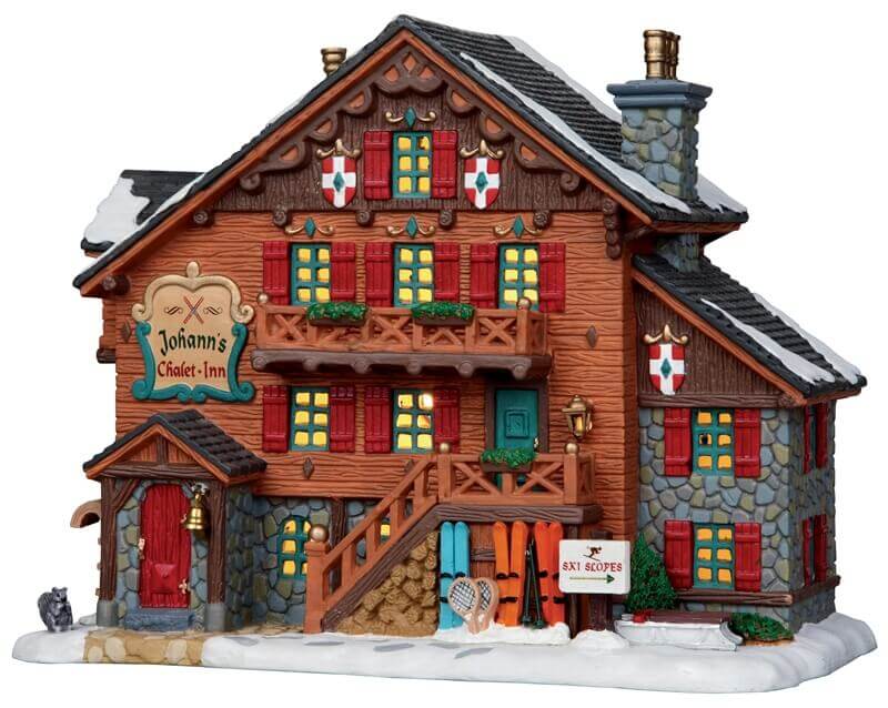 lemax-johann-s-chalet-inn-maison-miniature-illumin-e-de-village-de-no-l image 4