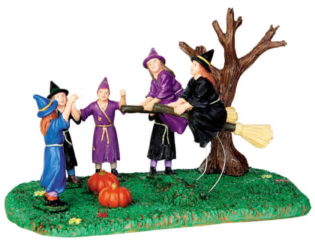 lemax-broom-race-figurine-miniature-spooky-town image 1