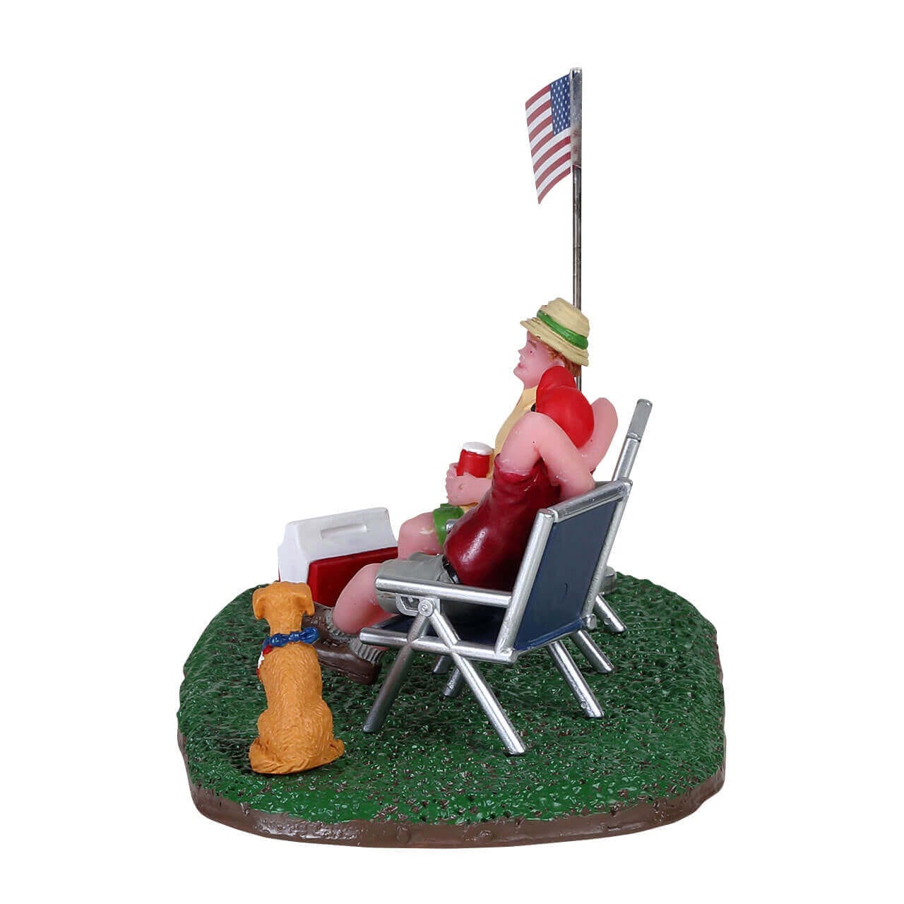 lemax-lounging-around-figurine-sc-ne-d-tente-village-miniature image 2