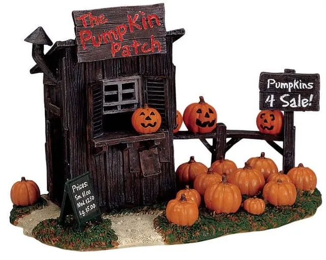 lemax-the-pumpkin-patch-d-cor-citrouilles-halloween-miniature image 1