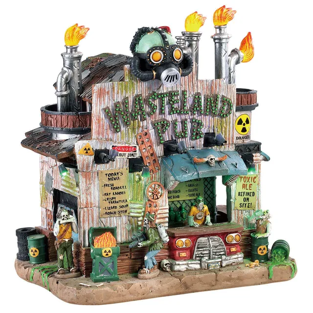 lemax-wasteland-pub-b-timent-lumineux-et-sonore-spooky-town image 1