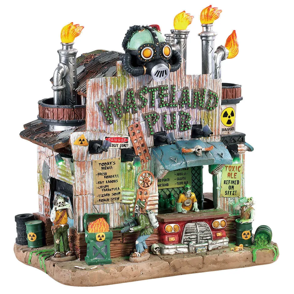 lemax-wasteland-pub-b-timent-lumineux-et-sonore-spooky-town image 1