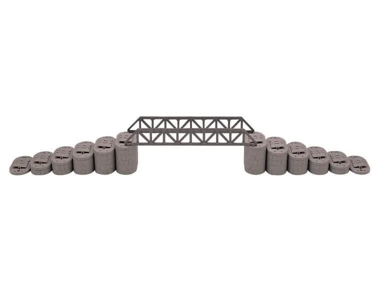 lemax-railroad-trestle-pillars-4-accessoire-pont-ferroviaire-miniature image 1