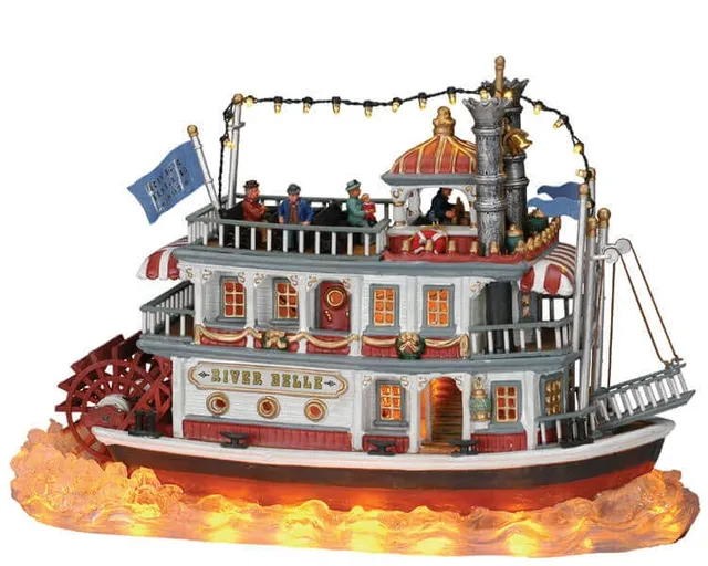 lemax-river-belle-bateau-aubes-miniature-lumineux image 1
