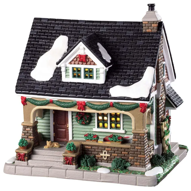 lemax-the-paterson-bungalow-maison-miniature-de-village image 1