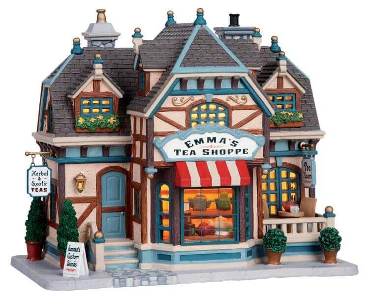 lemax-emma-s-tea-shoppe-maison-miniature-de-village-de-collection image 2